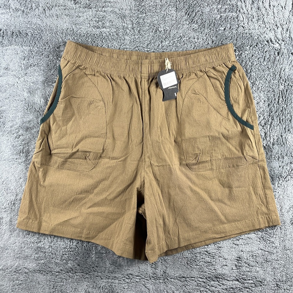 Brain Dead 3d Pocket Mountain Short Mens L Nutmeg Brown Stretch Hiking OutdoorBr